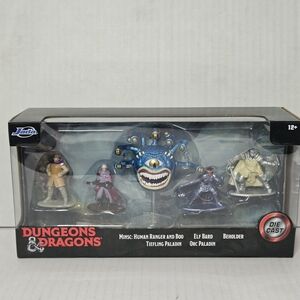​Dungeons & Dragons Jada Nano Metalfigs 5-Pack - Beholder & Minsc